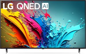 LG 55-Inch Class QNED85T Series LED Smart TV 4K Processor Flat Screen with Magic Remote AI-Powered with Alexa Built-in