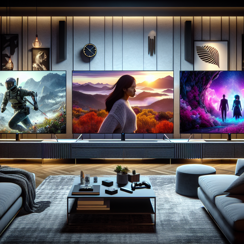 A visual comparison of the top three AI-powered smart TVs available on Amazon, highlighting their features and specifications.