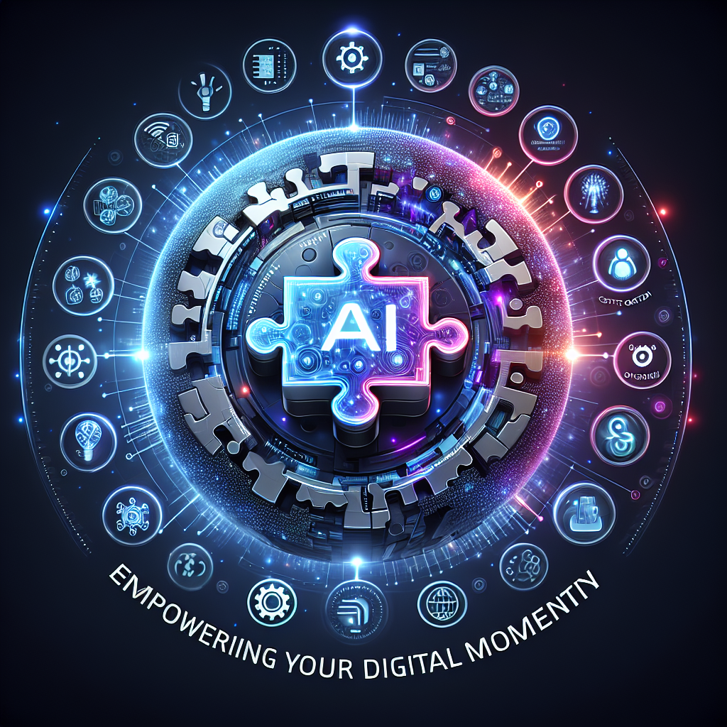 AI-Powered Digital Services logo for AITechDom, showcasing innovation and technology in digital solutions.